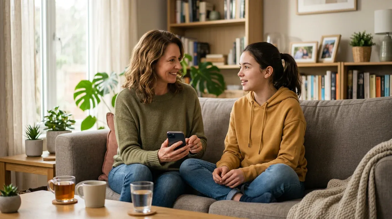 Is it legal to track your child's Android phone — a parent and teen talking