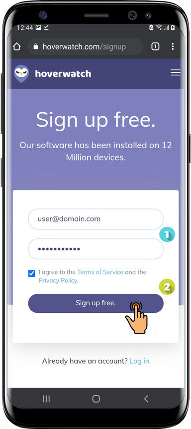 Install Hoverwatch on the Target Device