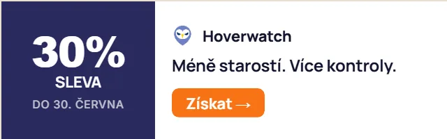 Hoverwatch — sleva 30 % do 30. června. Získat slevu.