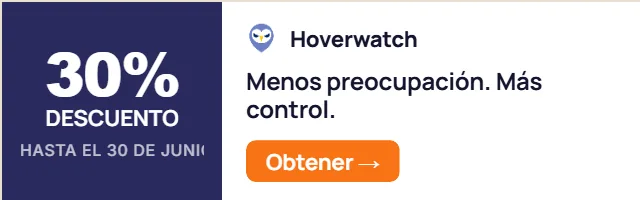 Hoverwatch — 30 % de descuento hasta el 30 de junio. Obtener descuento.