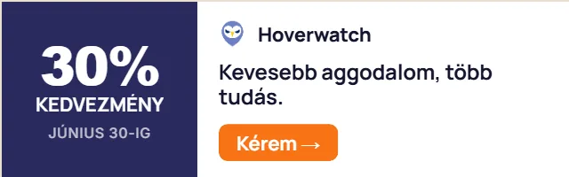 Hoverwatch — 30 % kedvezmény június 30-ig. Igénybe veszem.