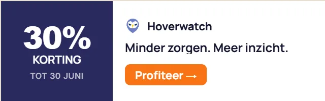 Hoverwatch — 30 % korting tot 30 juni. Profiteer nu.
