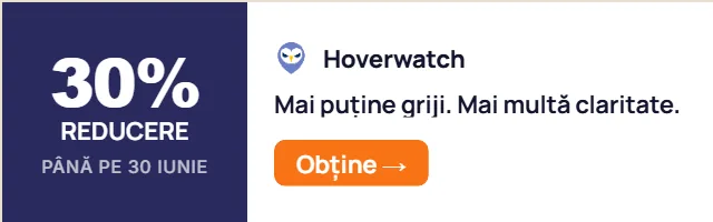 Hoverwatch — 30 % reducere până pe 30 iunie. Obține reducerea.