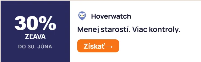 Hoverwatch — zľava 30 % do 30. júna. Získať zľavu.