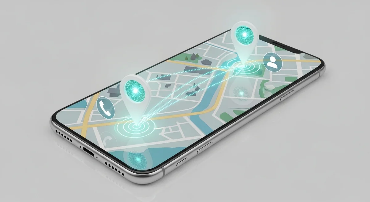 Smartphone showing MMGuardian text and call monitoring dashboard for parents