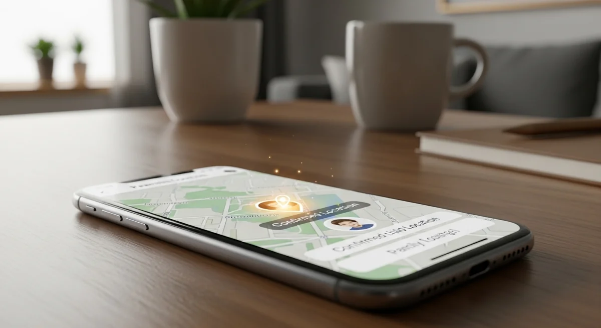 Smartphone with layered parental control apps for Android dashboard and safety icons